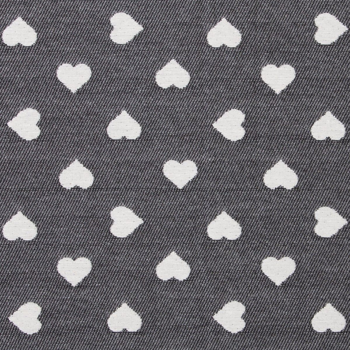 Jacquard Tischband Lieblingsplatz grau 50x150 cm