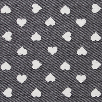 Jacquard Tischläufer Lieblingsplatz grau 40x90 cm