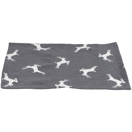 Tischset springende Rentiere grau - Montana Deer 35x50 cm