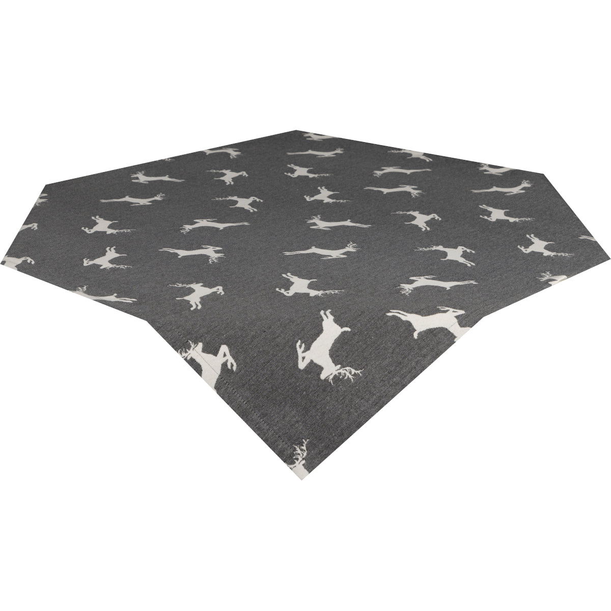 Mitteldecke Montana Deer Farbe grau - 85/85 cm