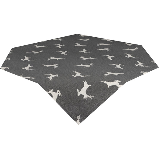 Mitteldecke Montana Deer Farbe grau - 85/85 cm