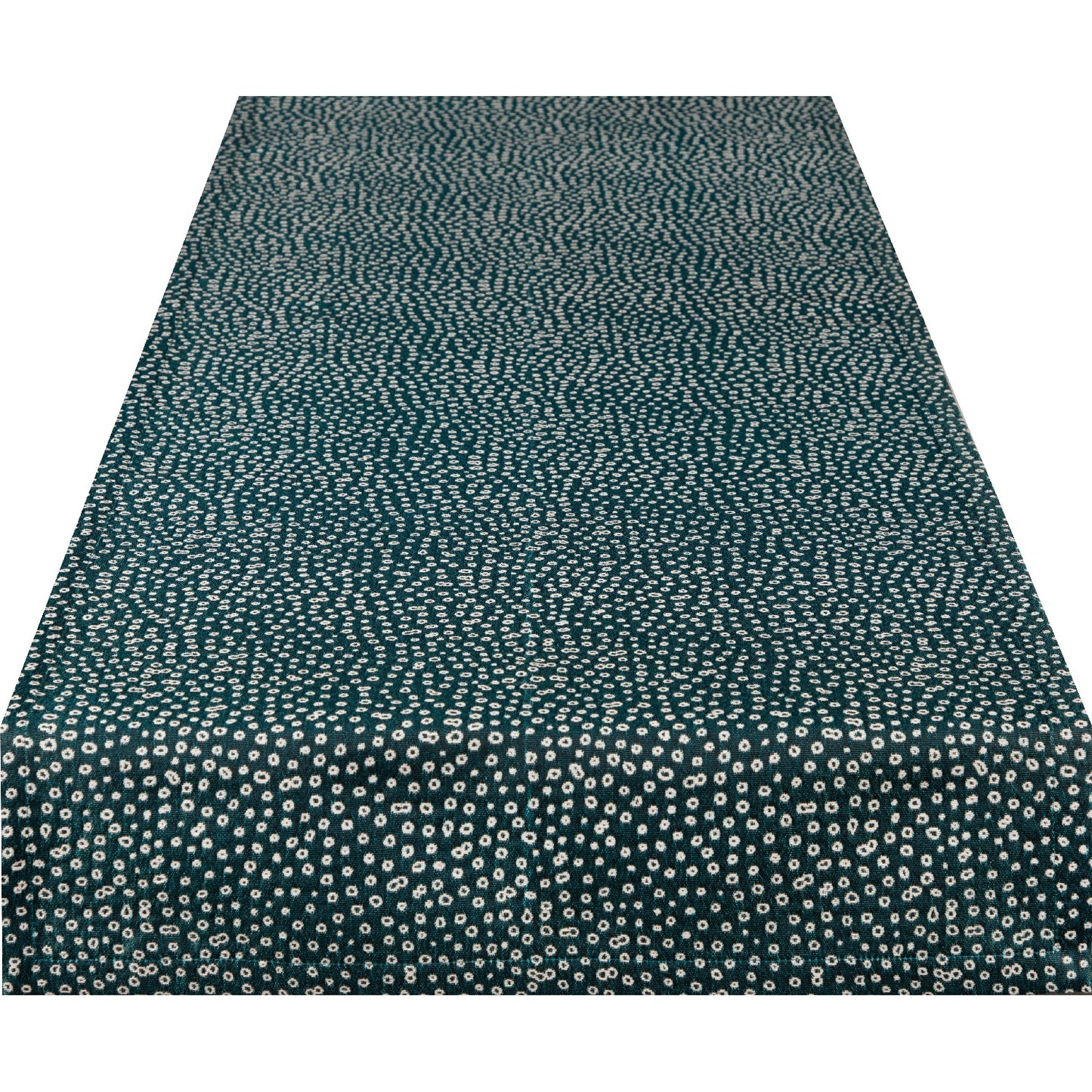 gepunkteter Tischläufer in türkis - Poemia Dots - 40/90 cm