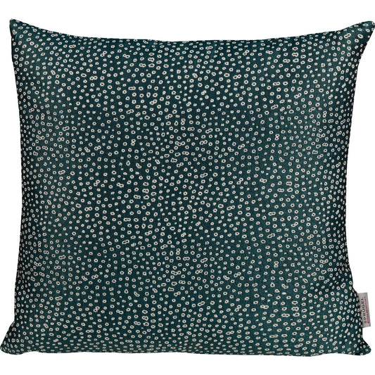 gepunktete Kissenhülle in türkis - Poemia Dots - 40x40 cm