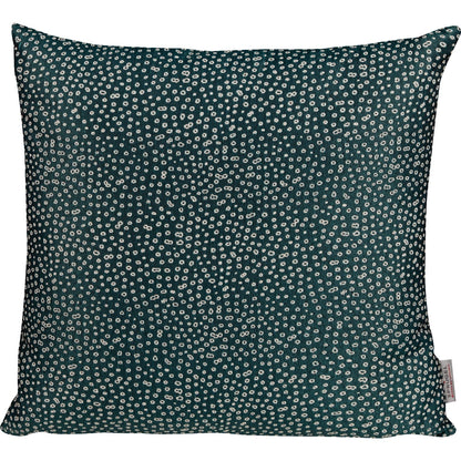 Jacquard Kissenhülle Gepunktet türkis 50x50 cm