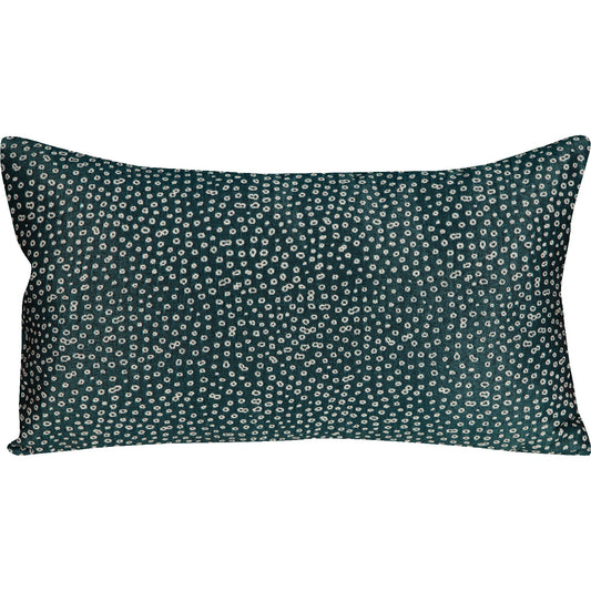 gepunktete Kissenhülle in türkis - Poemia Dots - 30x50 cm