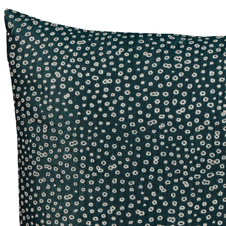 gepunktete Kissenhülle in türkis - Poemia Dots - 40x40 cm