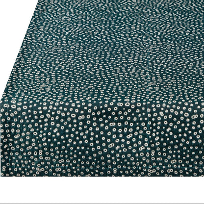 gepunktete Tischdecke in türkis - Poemia Dots - 110/110 cm