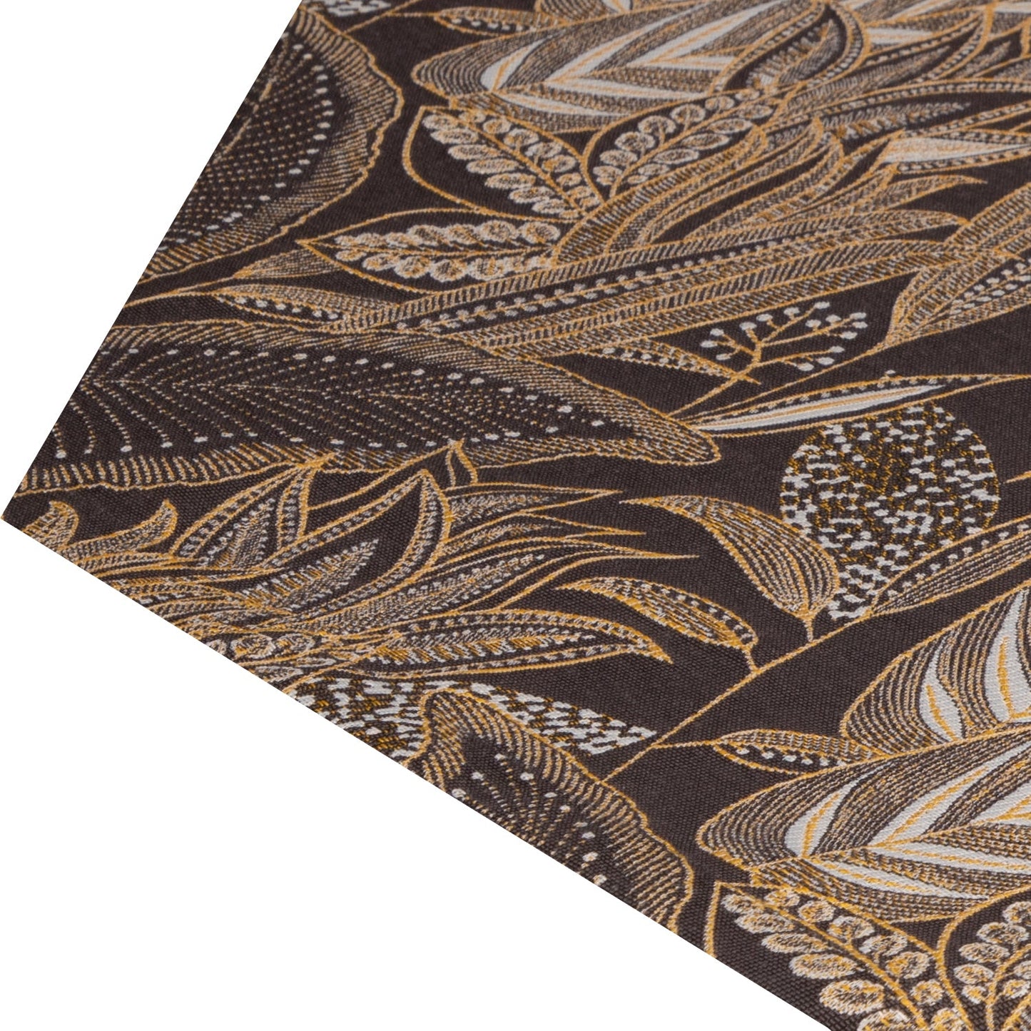Jacquard Mitteldecke Savannen Gold 85x85 cm