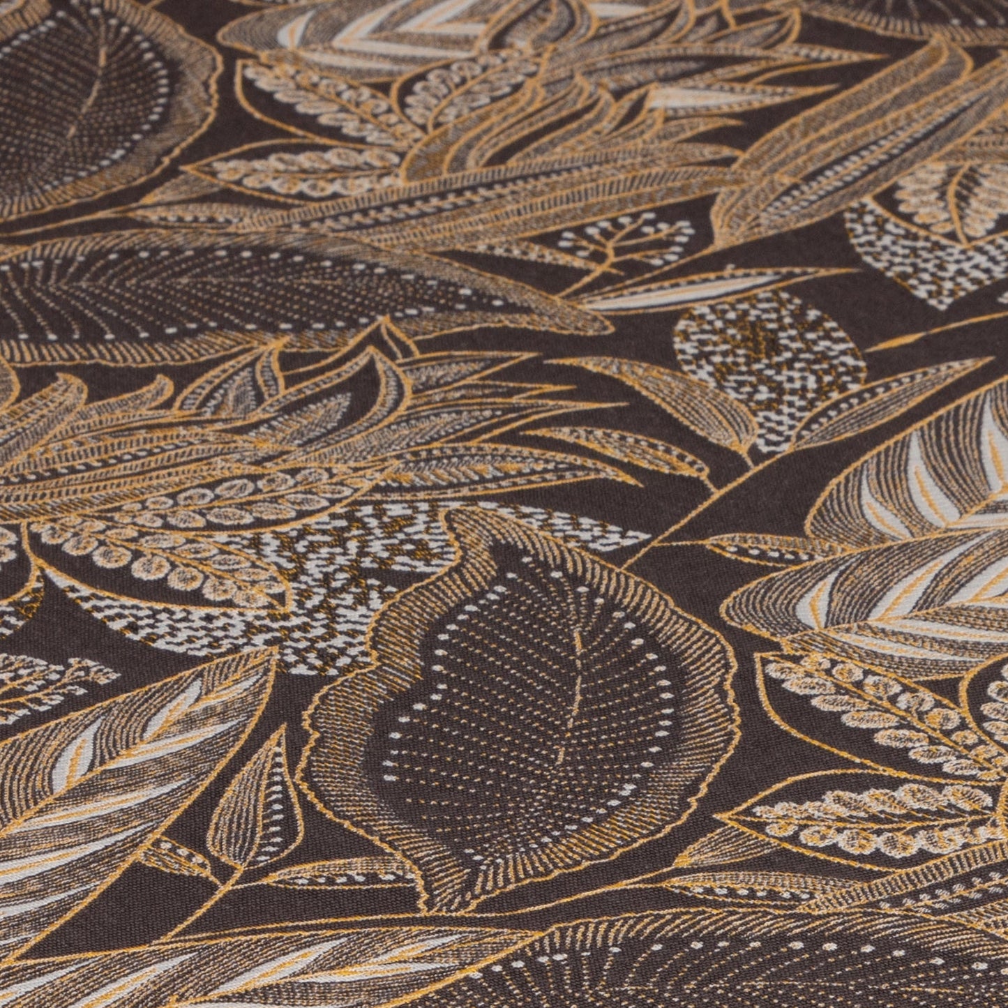 Jacquard Mitteldecke Savannen Gold 85x85 cm