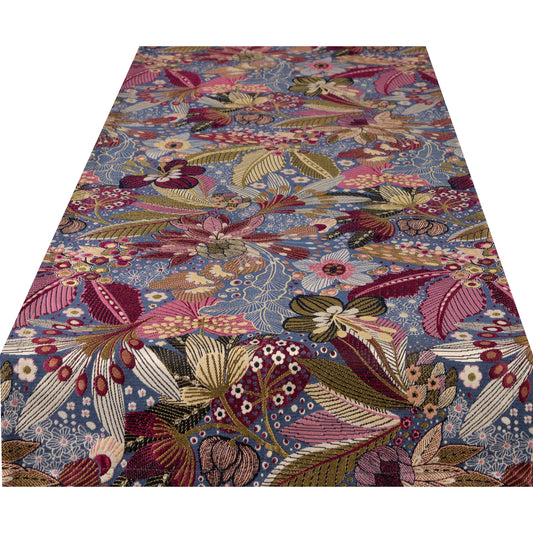 Tischläufer Mitternachtsgarten - Burgund Flowerfield 40x90 cm