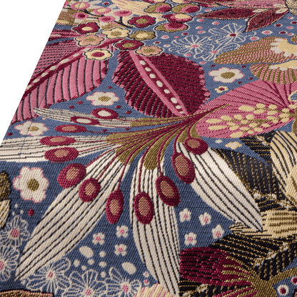 Jacquard Tischdecke Mitternachtsgarten 110x110 cm