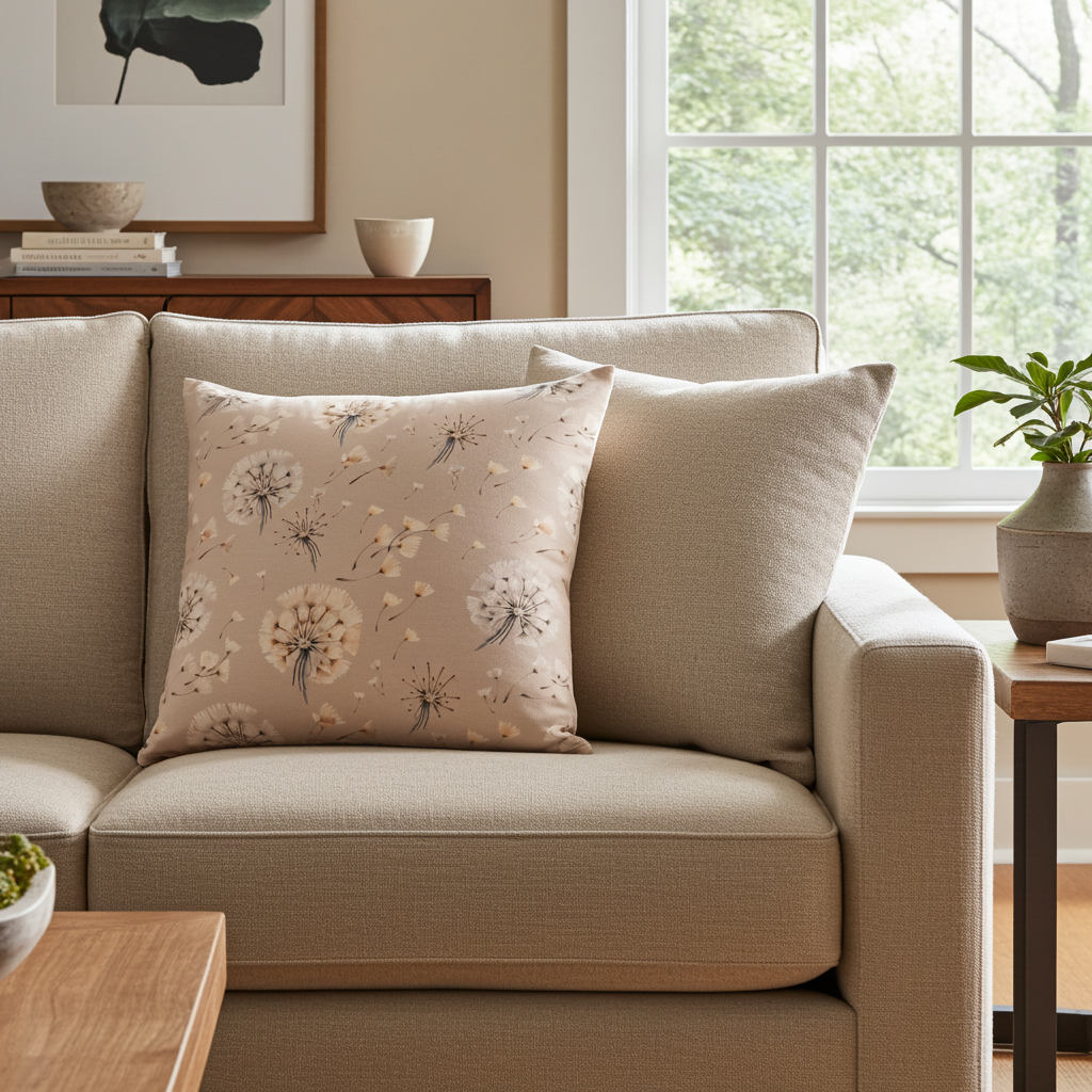 Kissenhülle Pusten und Wünschen - Daisy Flower 50x50 cm