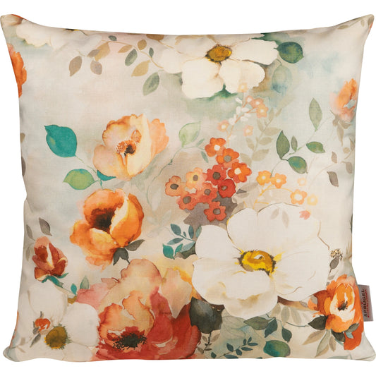 Kissenhülle Aquarell-Frische - Kaya Flower 50x50 cm