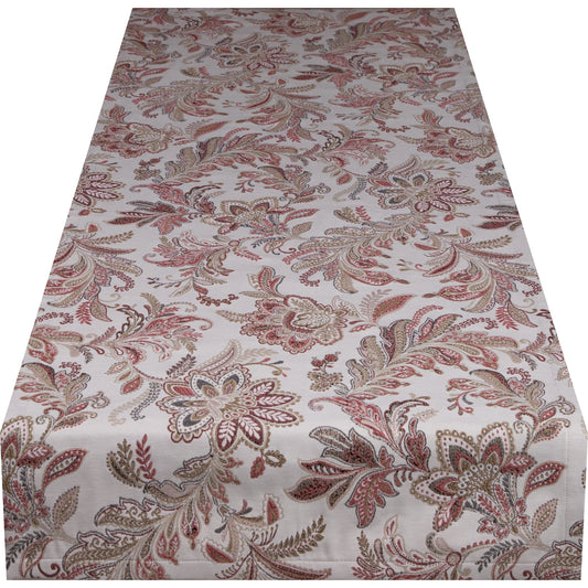 Tischband Blumen Ornament - Trentino Ornament 50/150 cm