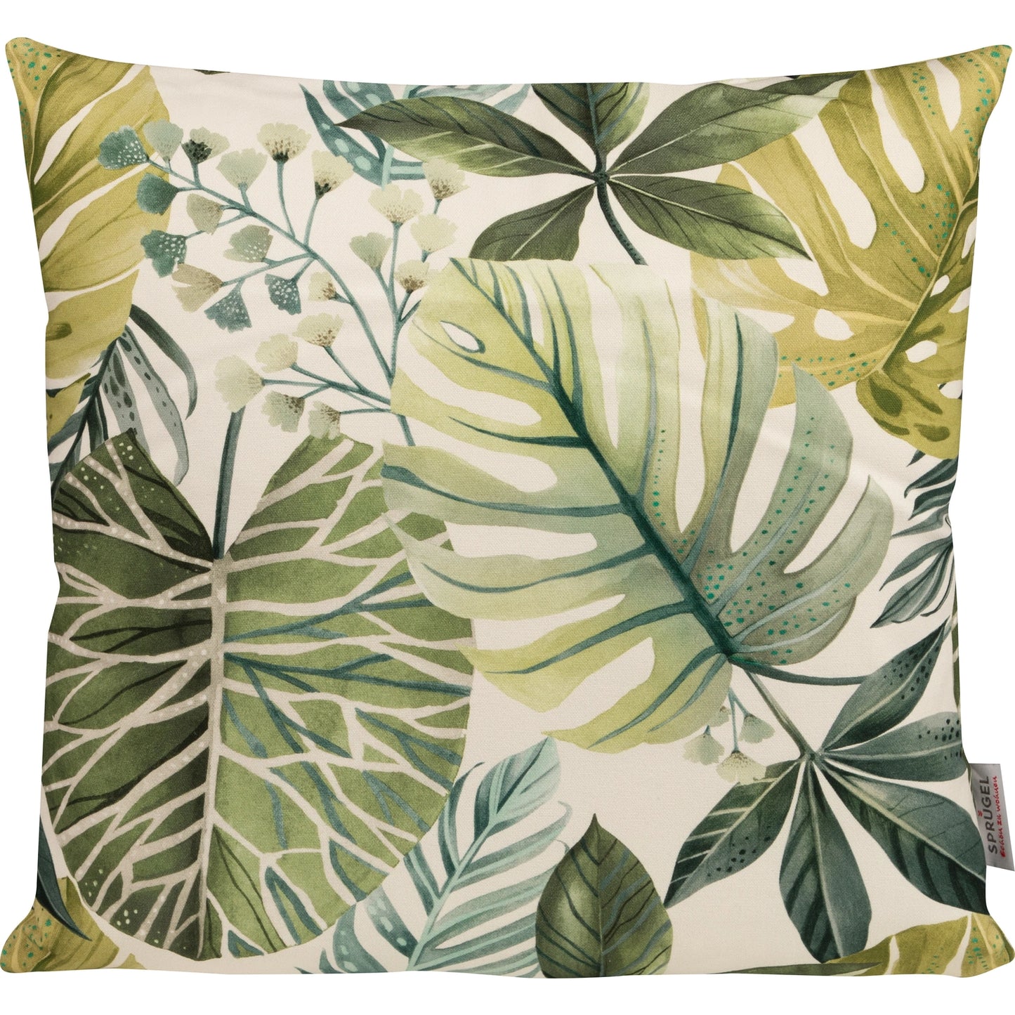 Kissenhülle Grüne Oase - Zahira Leaves 50x50 cm