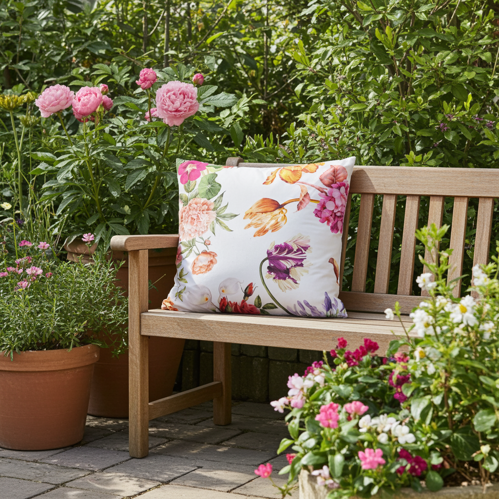 Kissenhülle Frühlingslaune - Zahira Flower 60x60 cm