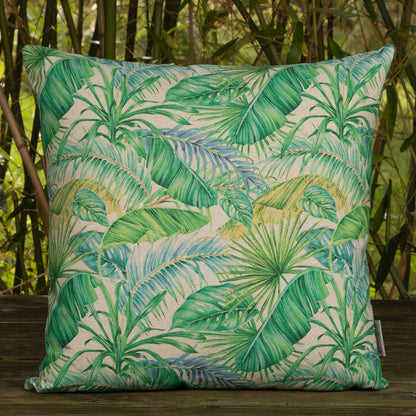 Feingewebe Kissenhülle Dschungelbotanik 50x50 cm