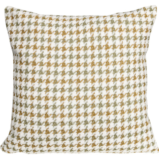 Hahnentritt Kissenhülle - Natural Pepita - 60x60 cm