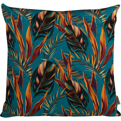 Baumwoll Kissenhülle Kupfer Palme 45x45 cm