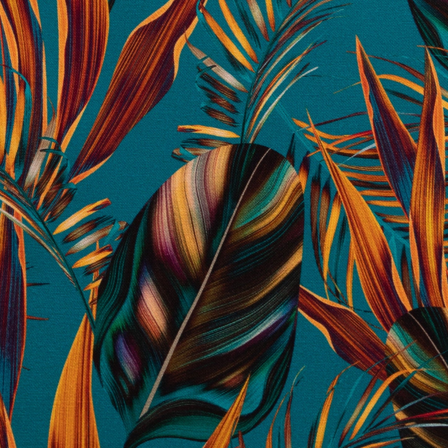 Baumwoll Kissenhülle Kupfer Palme 45x45 cm
