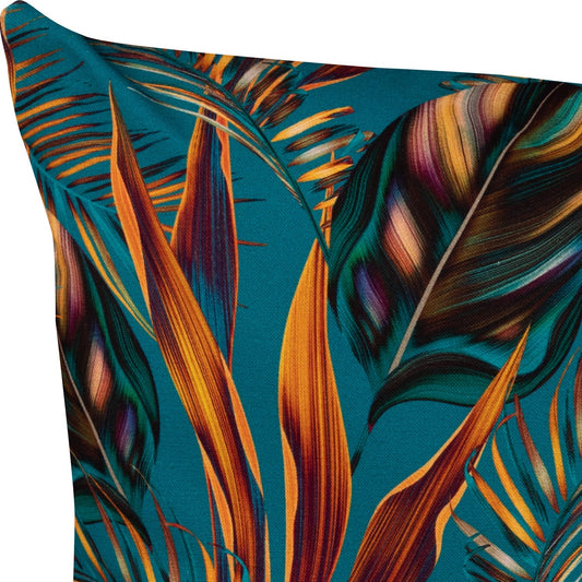 Baumwoll Kissenhülle Kupfer Palme 45x45 cm