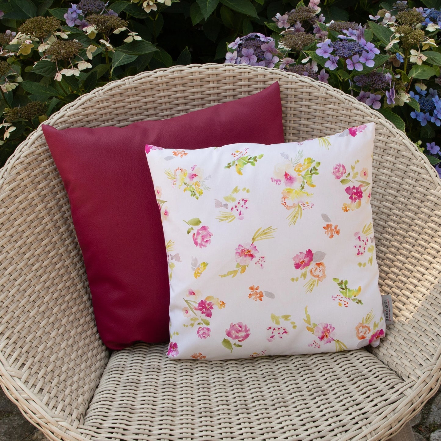 Kissenhülle Blütenwind - Merida Florett 40x40 cm