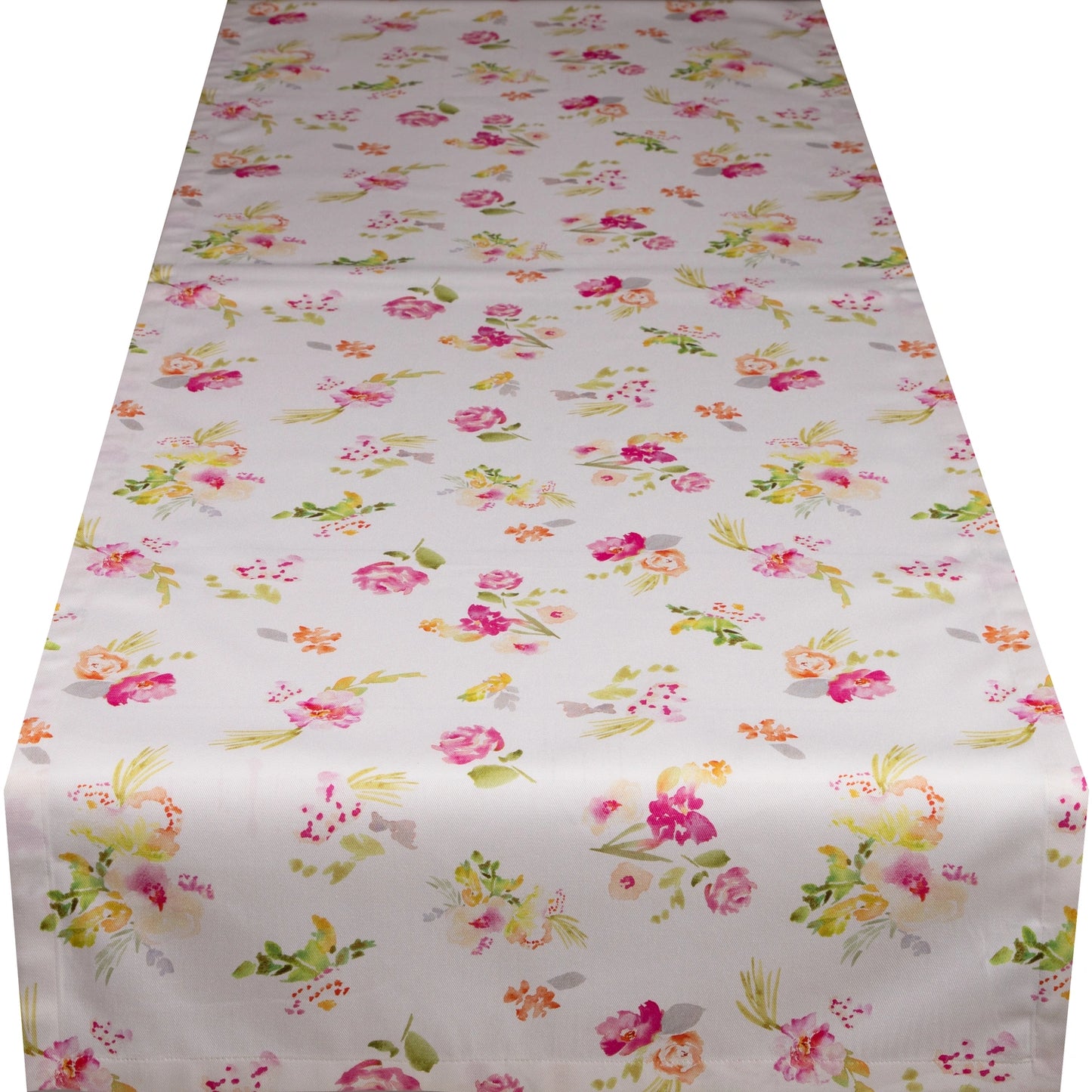 Baumwoll Tischband Blütenwind 50x150 cm
