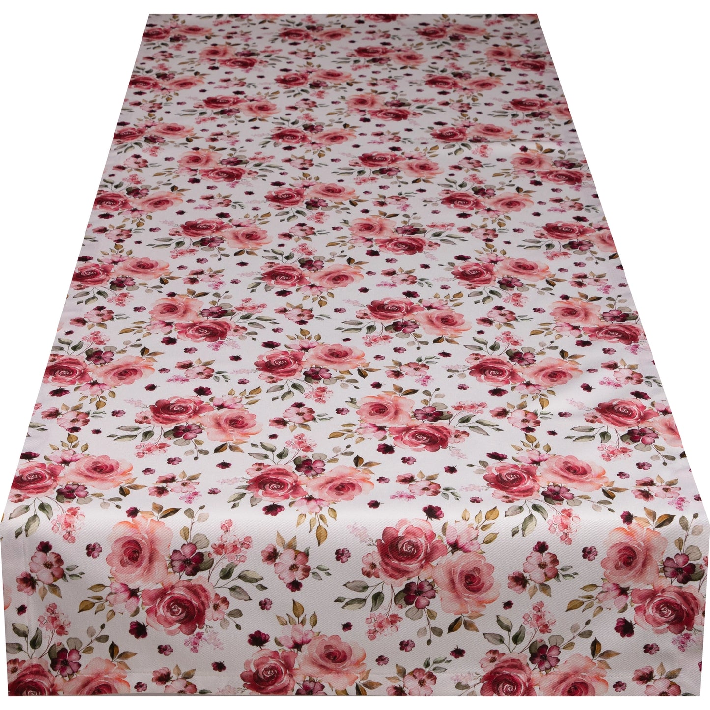 Baumwoll Tischband Almeria Rosen 50x150 cm