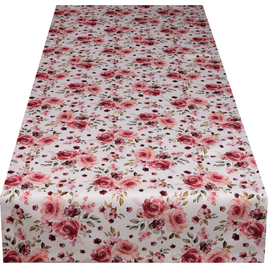 Tischband Almeria Rosen - Almeria Roses 50x150 cm