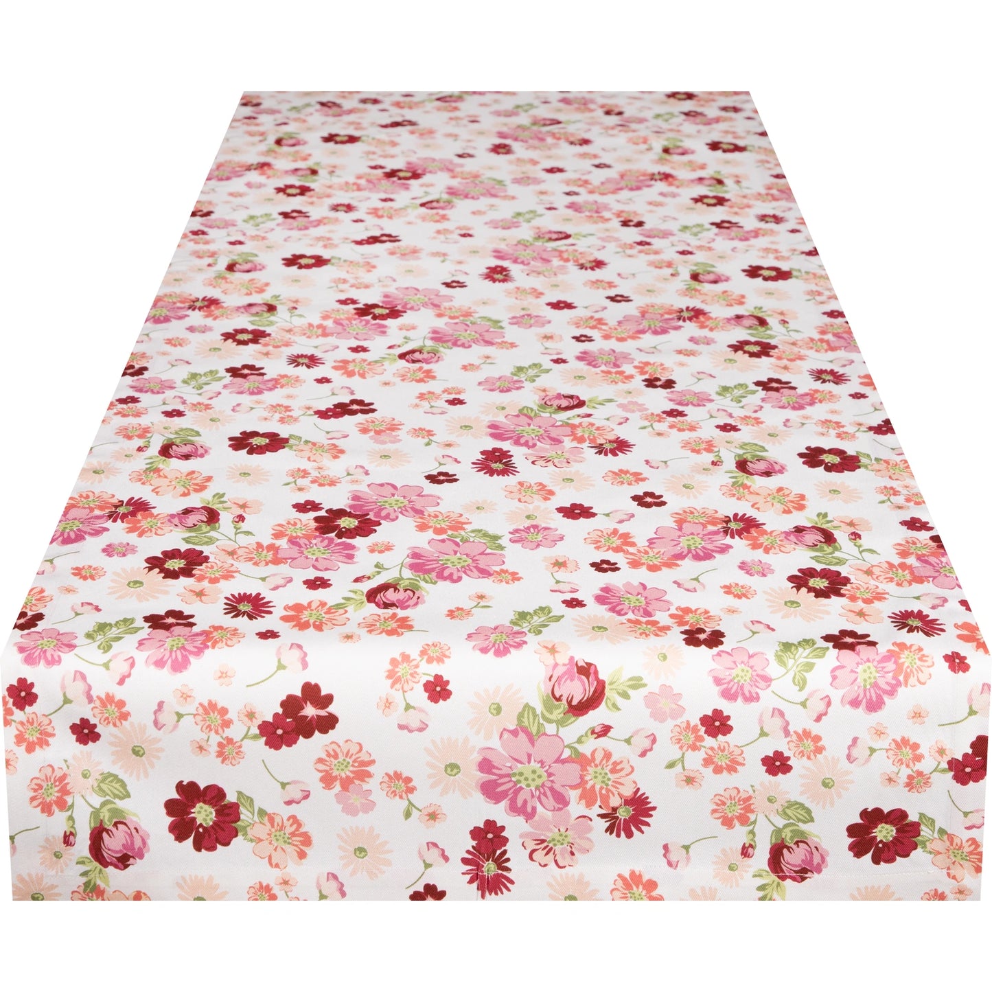 Baumwoll Tischband Almeria Blütentraum 50x150 cm