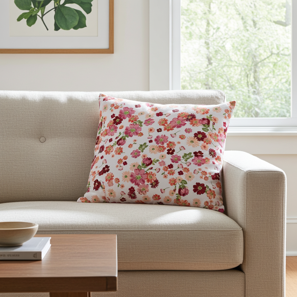 Kissenhülle Almeria Blütentraum - Almeria Blossom 40x40 cm