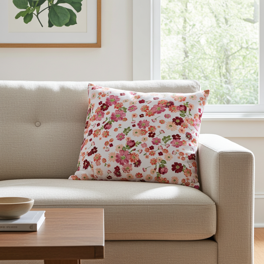 Kissenhülle Almeria Blütentraum - Almeria Blossom 40x40 cm