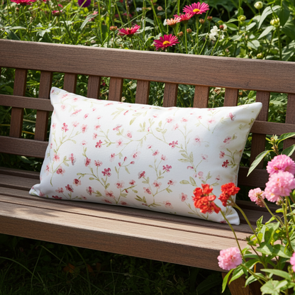 Baumwoll Kissenhülle Nabari Kirschblüte 30x50 cm