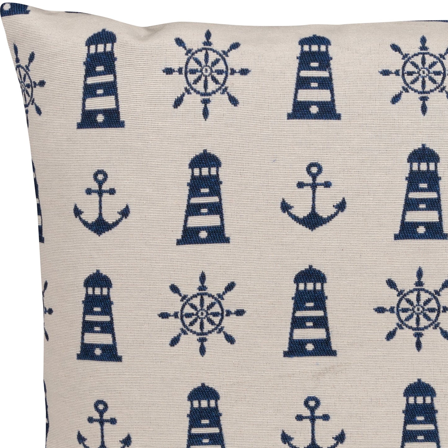 Jacquard Kissenhülle Maritim 50x50 cm