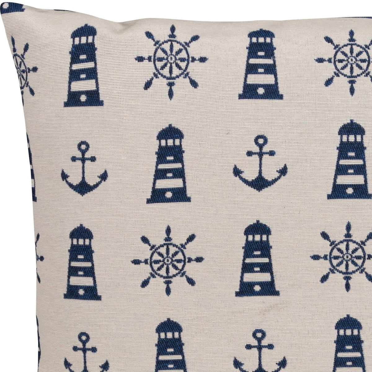 Jacquard Kissenhülle Maritim 50x50 cm