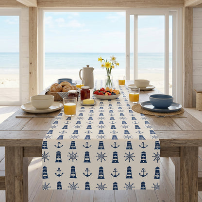 Jacquard Tischband Maritim 40x180 cm