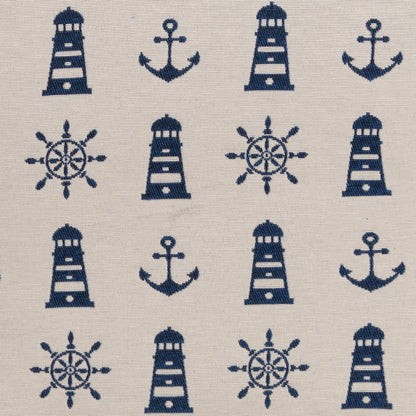 Jacquard Kissenhülle Maritim 50x50 cm