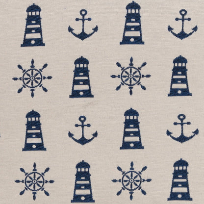 Jacquard Kissenhülle Maritim 50x50 cm
