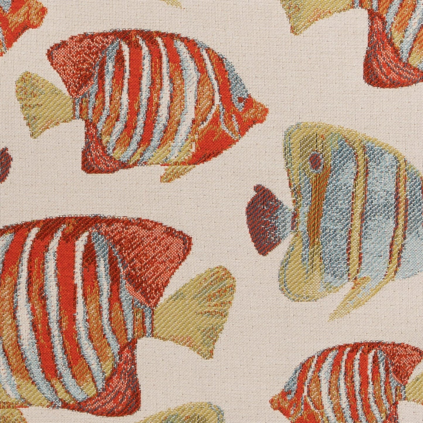 Jacquard Kissenhülle Fische 45x45 cm