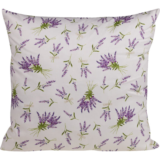 Kissenhülle mit Lavendel - Natural Lavender - 40x40 cm