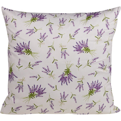 Baumwoll Kissenhülle Lavendel Bouquet 60x60 cm