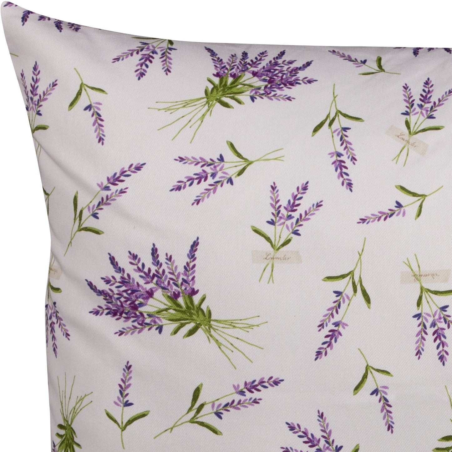 Baumwoll Kissenhülle Lavendel Bouquet 60x60 cm