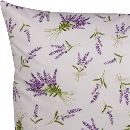 Baumwoll Kissenhülle Lavendel Bouquet 60x60 cm