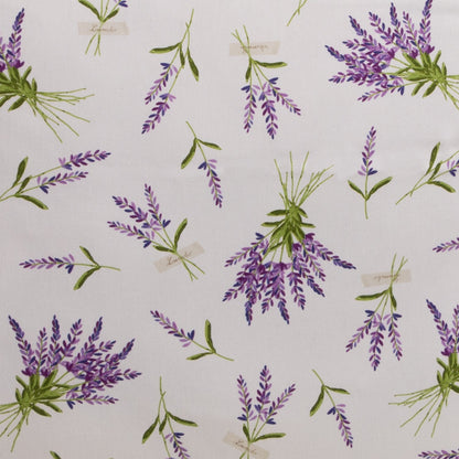 Baumwoll Kissenhülle Lavendel Bouquet 60x60 cm