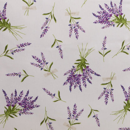 Baumwoll Kissenhülle Lavendel Bouquet 40x40 cm