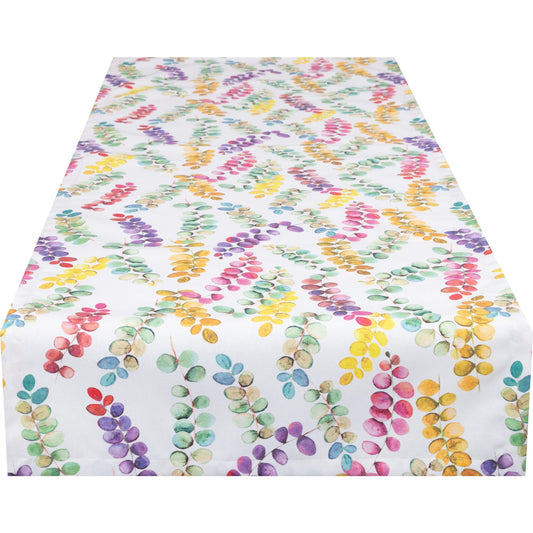 Tischband Ranken Aquarell - Organic Blossom 50x150 cm
