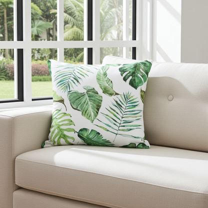 Baumwoll Kissenhülle Dschungelbrise 50x50 cm