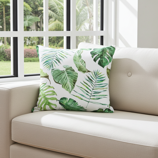 Baumwoll Kissenhülle Dschungelbrise 50x50 cm