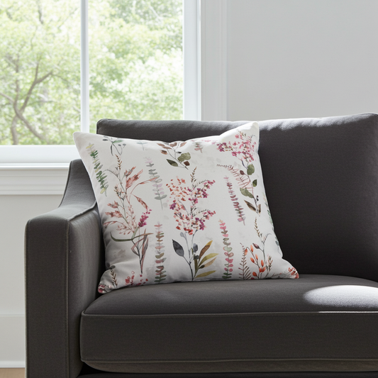 Kissenhülle Frühlingswildwuchs - Praga Flowerfield 60x60 cm