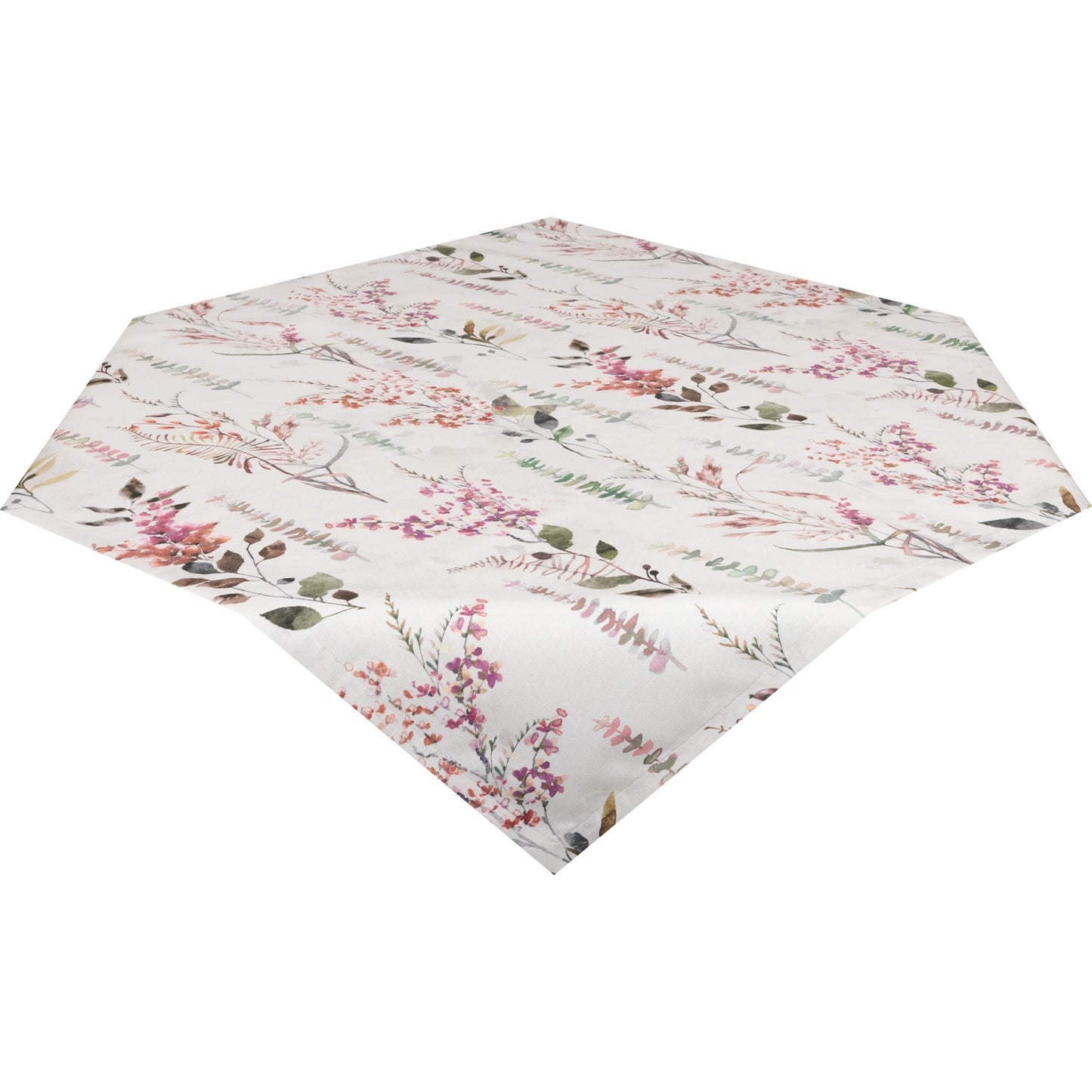 Baumwoll Mitteldecke Frühlingswildwuchs 85x85 cm